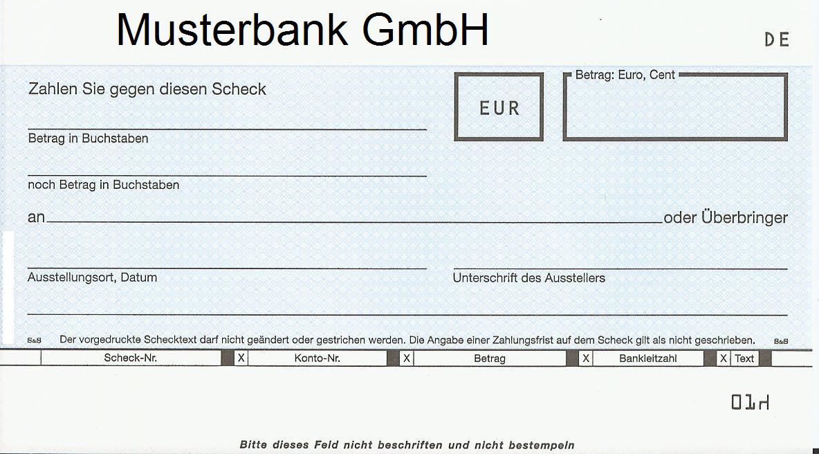Verrechnungsscheck