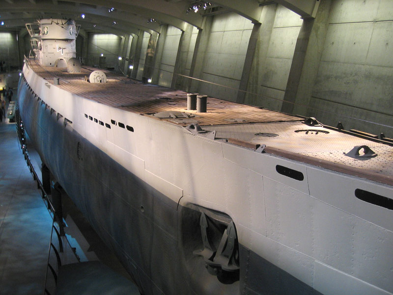 505 , ein U-Boot vom Typ IX , ausgestellt in Chicago