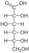 D-Gluconsäure Fischer.svg