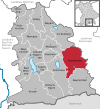 Lage der Gemeinde Fischbachau im Landkreis Miesbach