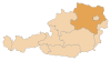 Lage von Niederösterreich innerhalb Österreichs