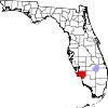 Map of Florida highlighting Lee County.svg