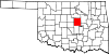 Map of Oklahoma highlighting Lincoln County.svg