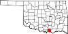 Map of Oklahoma highlighting Marshall County.svg