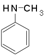 Struktur von N-Methylanilin