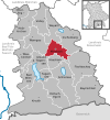 Lage der Stadt Miesbach im Landkreis Miesbach