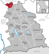 Lage der Gemeinde Otterfing im Landkreis Miesbach