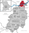 Lage der Stadt Vohburg a.d.Donau im Landkreis Pfaffenhofen a.d.Ilm