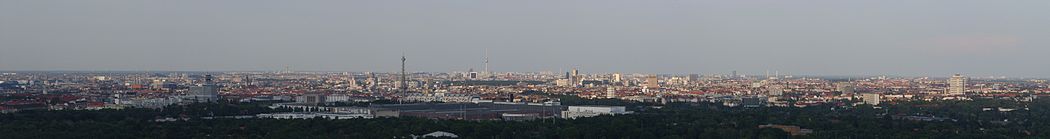 Blick auf Berlin vom Turm der Radaranlage