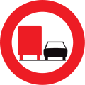 Bildtafel der Verkehrszeichen in Belgien
