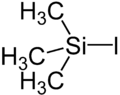 Strukturformel von Trimethylsilyliodid