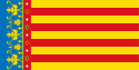 Flagge der Autonomen Region Valencia