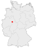 Lage des Sintfeld in Deutschland