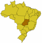 Lagekarte für Goiás