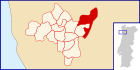 Lagekarte für Folgosa