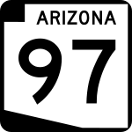 Straßenschild der Arizona State Route 97