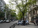 Mommsenstraße an der Knesebackstraße