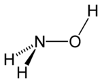 Struktur von Hydroxylamin