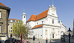 Kath. Pfarrkirche, Karmeliterkirche, hl. Josef (urspr. hll. Maria und Theresia)