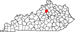 Map of Kentucky highlighting Franklin County.svg