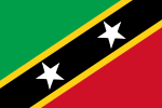 Flagge von Saint Kitts und Nevis