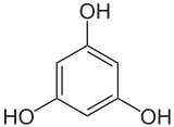 Strukturformel des Phloroglucins