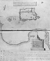 Historischer Grundriss des Alamo