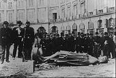 Pariser Kommune 1871 beim Sturz der Vendôme-Säule