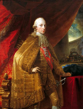 Franz II. nach seiner Kaiserkrönung