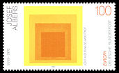 DBP 1993 1674 Josef Albers, Ehrung des Quadrats.jpg
