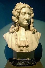 Büste von Edmond Halley im Museum des Royal Greenwich Observatory