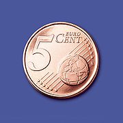 Vorderseite der 5-Cent-Münze