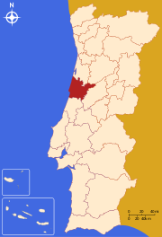 Lagekarte von Baixo Mondego