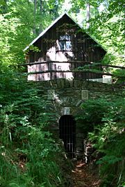 Mundloch und Kaue des „Oberen Troster Stollns“