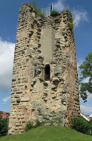 Südseite der Turmruine