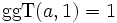 \operatorname{ggT}(a, 1) = 1