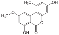Strukturformel Alternariol-9-methylether