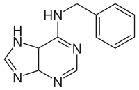Struktur von Benzylaminopurin (BAP)