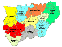 Comarcas der Provinz Jaén
