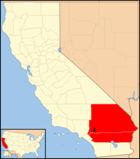 Karte Bistum San Bernardino