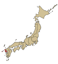 Karte Erzbistum Nagasaki
