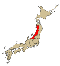 Karte Bistum Niigata