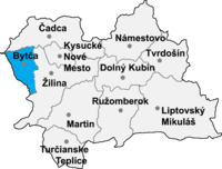 Okres Bytča in der Slowakei