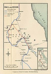 Strecke der Bahnstrecke Khartum–Wadi Halfa