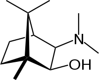 Strukturformel von (2S)-(−)-exo-(Dimethylamino)isoborneol