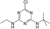 Strukturformel von Terbuthylazin