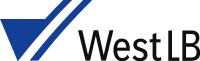Das Logo des Hauptsponsors WestLB
