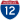 Straßenschild der I-12