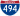Straßenschild der I-494