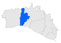 Localització de Ferreries respecte de Menorca.svg